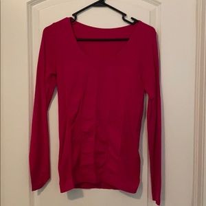 Fabletics pink athletic long sleeve shirt.